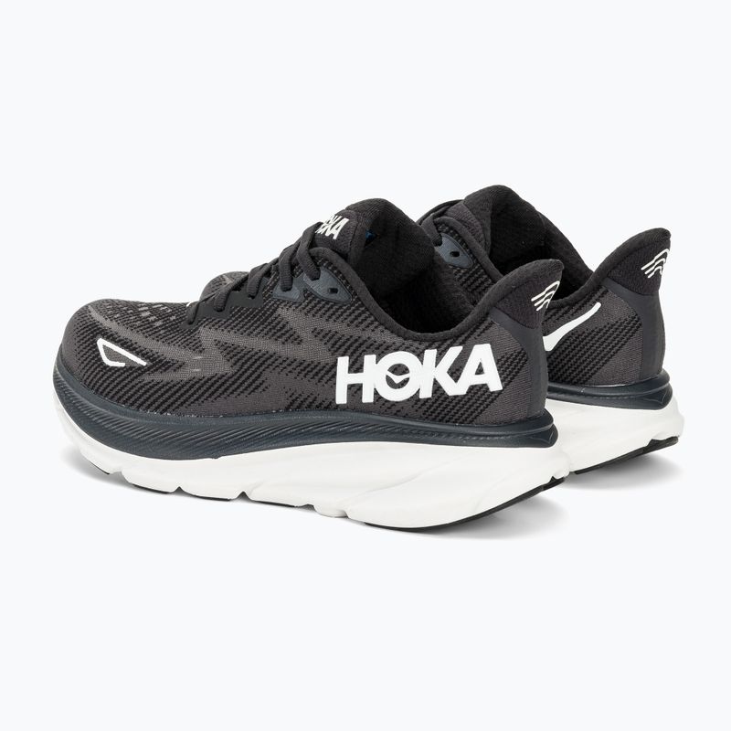 Dámska bežecká obuv HOKA Clifton 9 Wide black/white 3