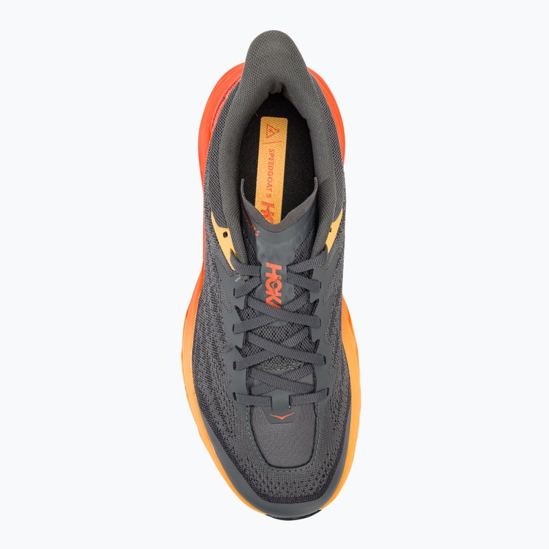 Pánska bežecká obuv HOKA Speedgoat 5 Wide castlerock/flame 5