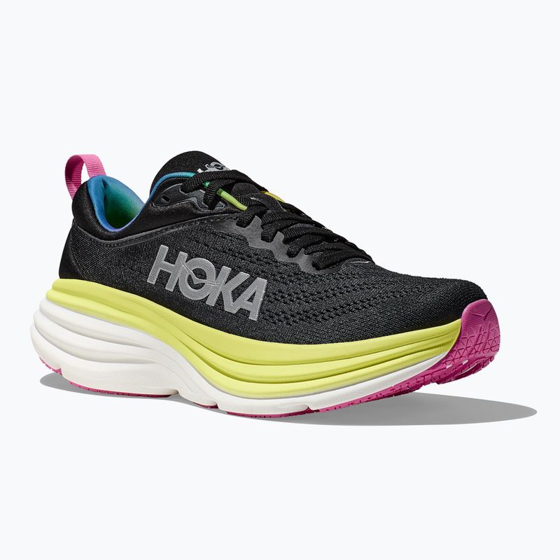Pánska bežecká obuv HOKA Bondi 8 black/citrus glow