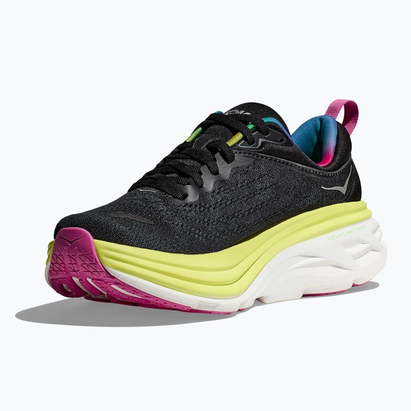 Pánska bežecká obuv HOKA Bondi 8 black/citrus glow 4