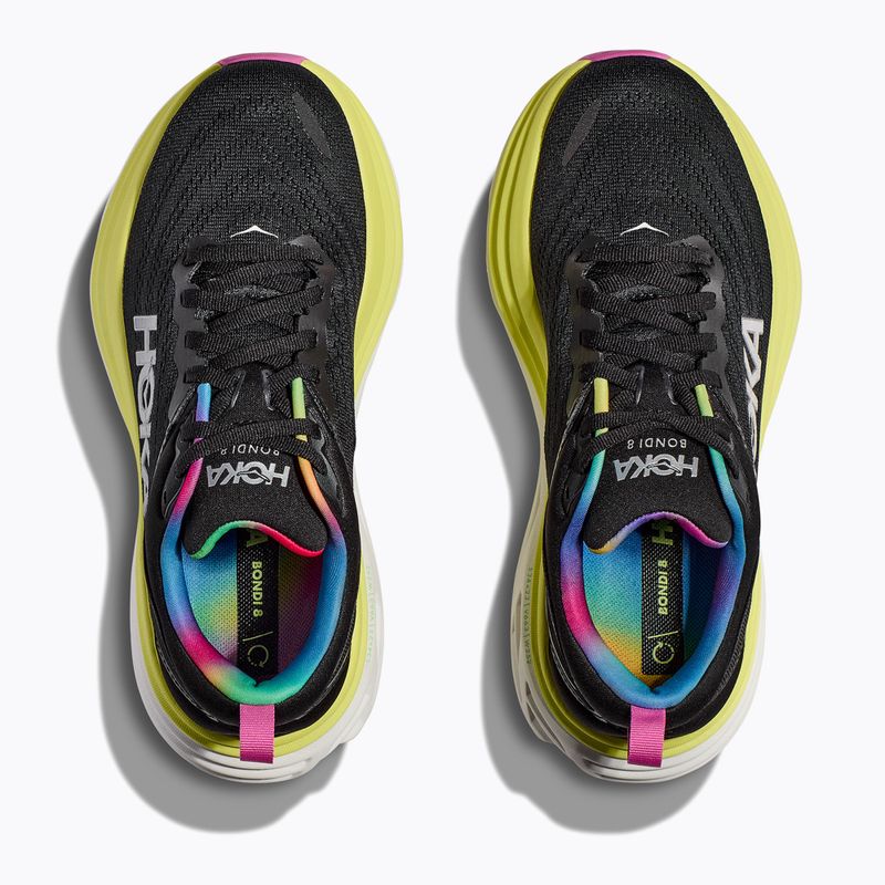 Pánska bežecká obuv HOKA Bondi 8 black/citrus glow 8