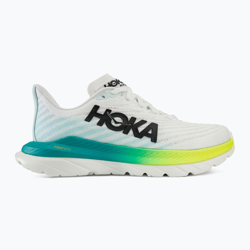 Dámska bežecká obuv HOKA Mach 5 white/blue glass 2