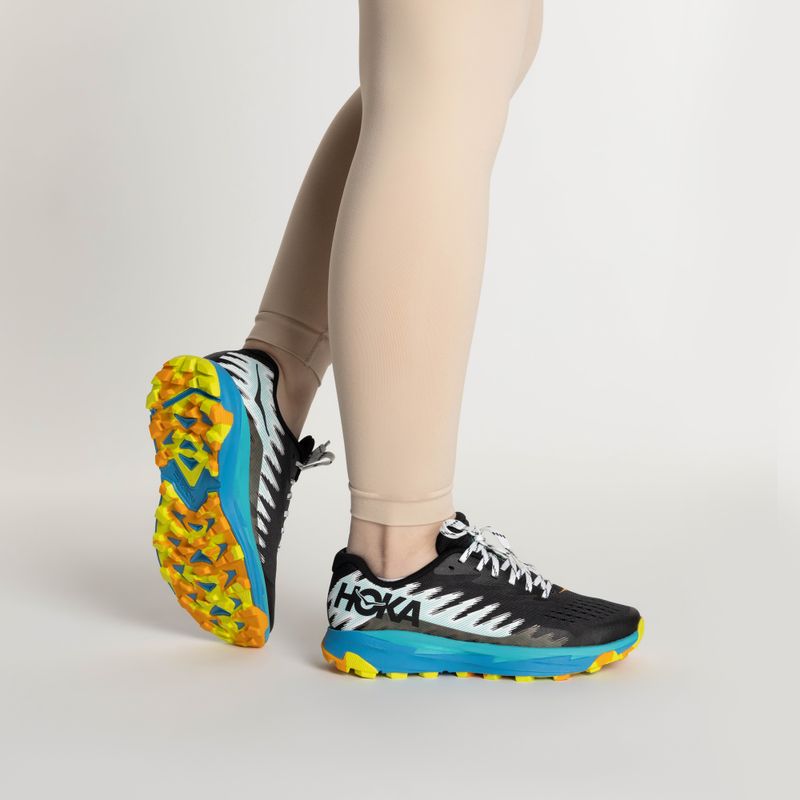 Dámska bežecká obuv HOKA Torrent 3 black/diva blue 2