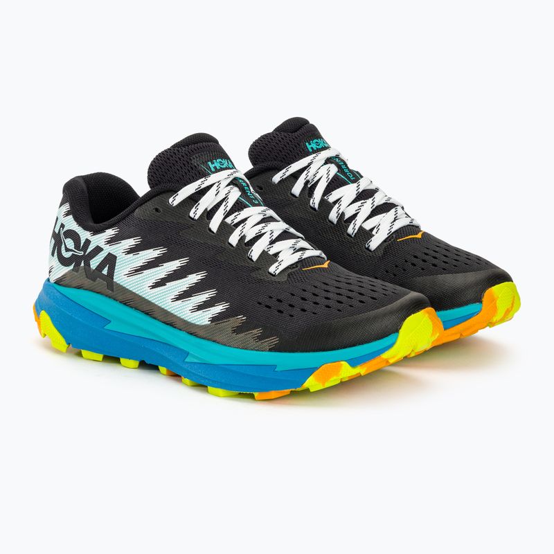 Dámska bežecká obuv HOKA Torrent 3 black/diva blue 5