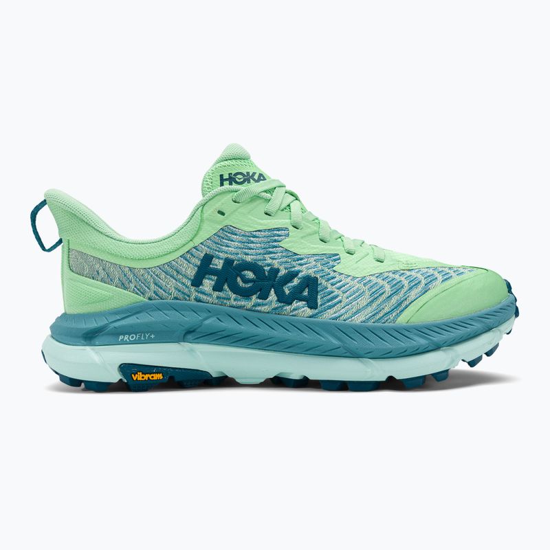 Dámska bežecká obuv HOKA Mafate Speed 4 lime glow/ocean mist 2