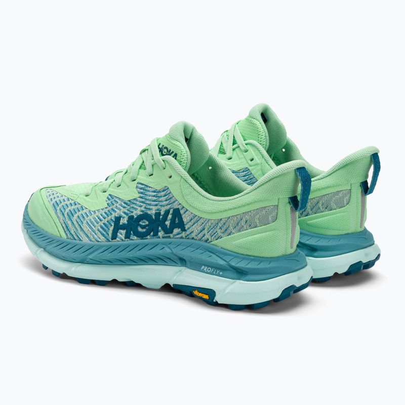 Dámska bežecká obuv HOKA Mafate Speed 4 lime glow/ocean mist 3