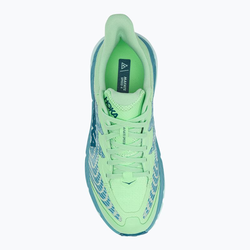 Dámska bežecká obuv HOKA Mafate Speed 4 lime glow/ocean mist 6