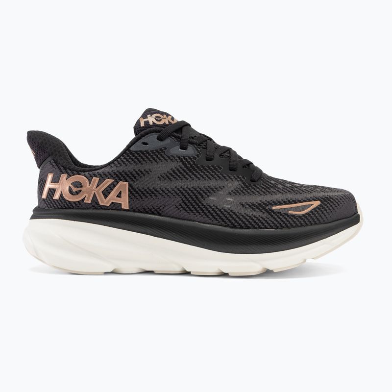 Dámska bežecká obuv HOKA Clifton 9 black/rose gold 2