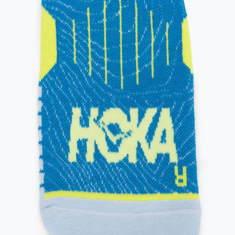 HOKA Crew Run Sock 3 páry diva blue/ice water/evening primrose bežecké ponožky 6