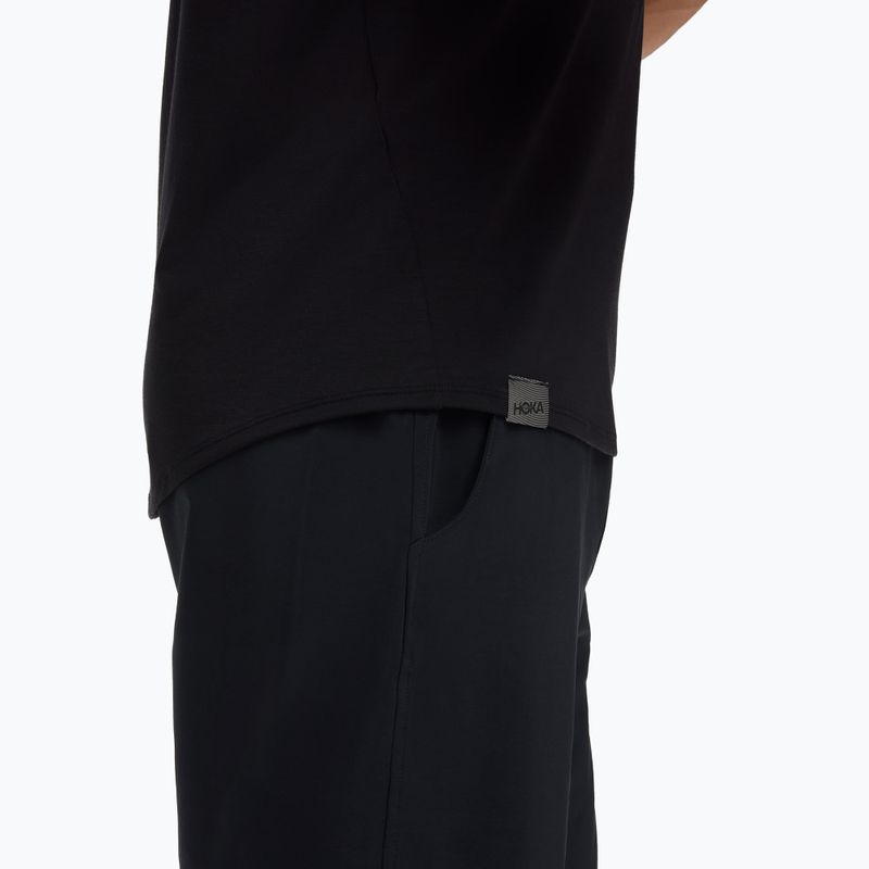 Pánske bežecké tričko HOKA Essential Tee black 5