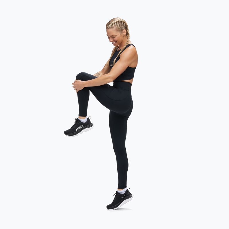 Dámske bežecké legíny HOKA Elaro Knit Tight 27" black 2
