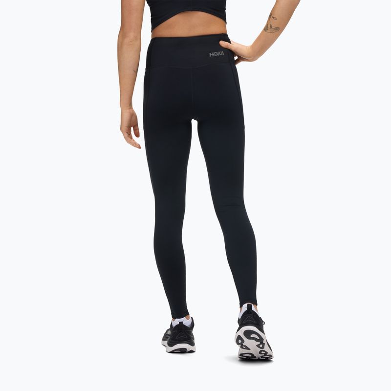 Dámske bežecké legíny HOKA Elaro Knit Tight 27" black 3