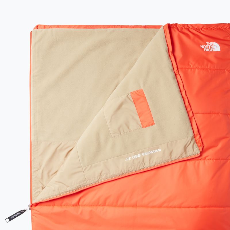 Spací vak The North Face Wawona Bed 35 retro orange 3