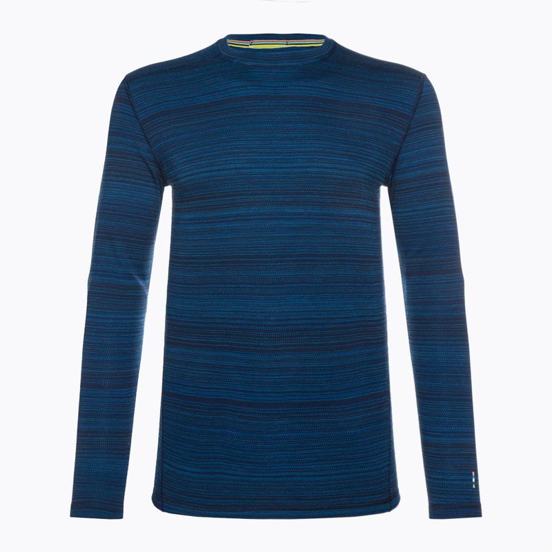 Pánske termo tričko Smartwool Merino 250 Baselayer Crew Boxed deep navy colr shift 3