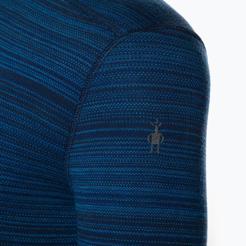 Pánska termoaktívna mikina Smartwool Merino 250 Baselayer Crew Boxed deep navy color shift 5