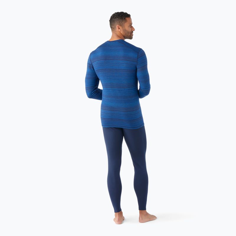 Pánska termoaktívna mikina Smartwool Merino 250 Baselayer Crew Boxed deep navy color shift 2
