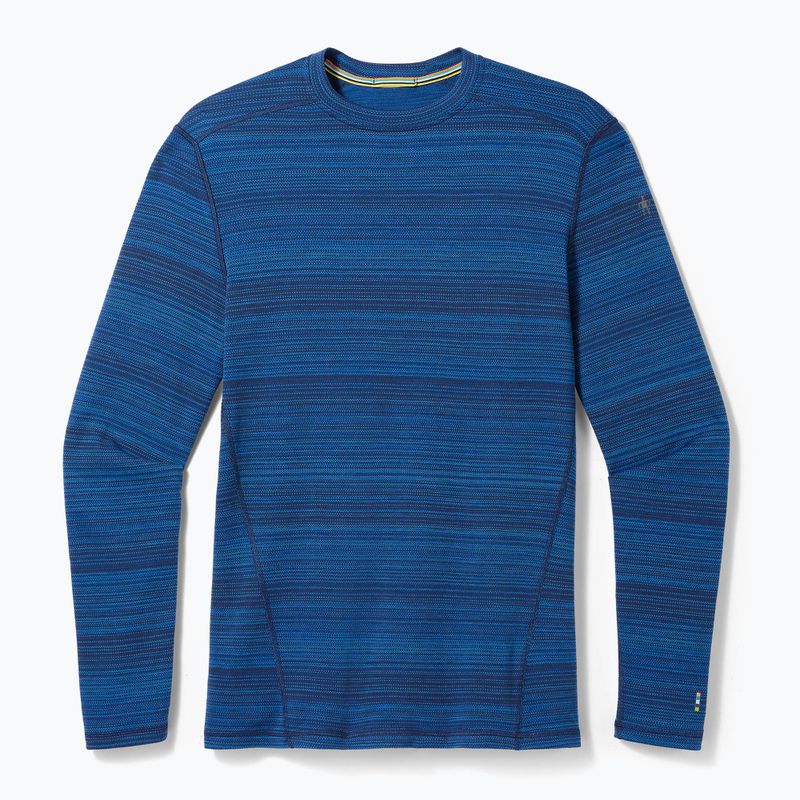 Pánska termoaktívna mikina Smartwool Merino 250 Baselayer Crew Boxed deep navy color shift 6