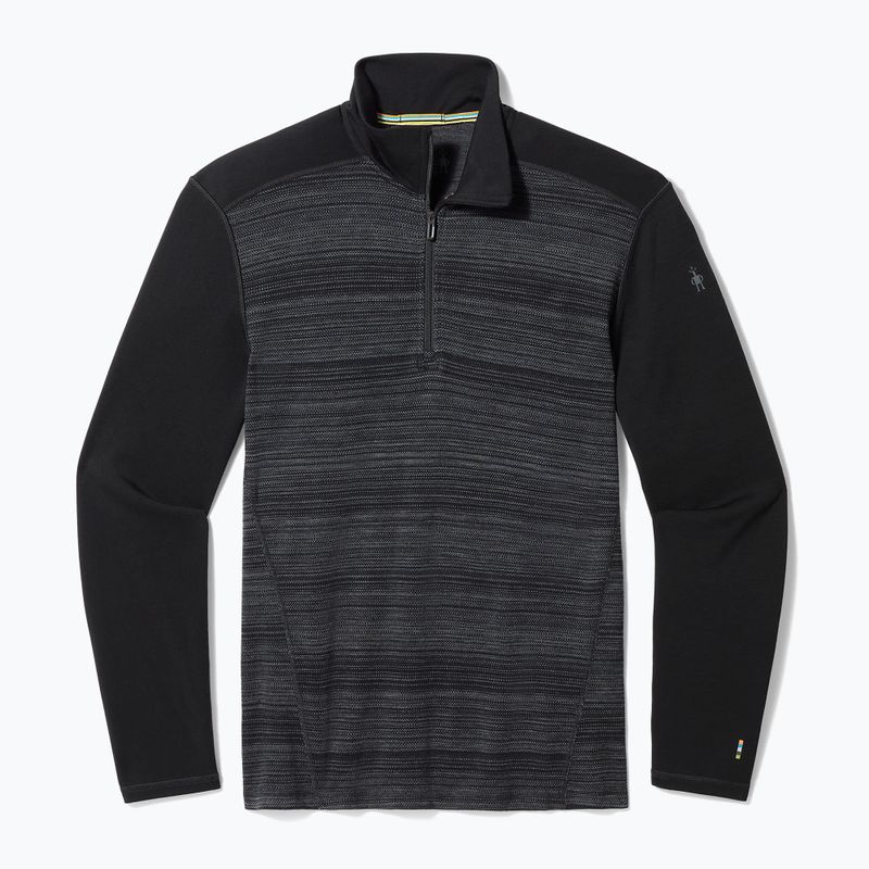 Pánska termoaktívna mikina Smartwool Merino 250 Baselayer 1/4 Zip Boxed black color shift 3