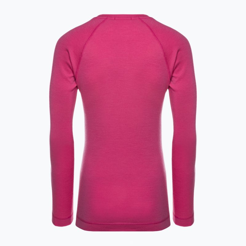 Dámska termoaktívna mikina Smartwool Merino 250 Baselayer Crew Boxed power pink 4