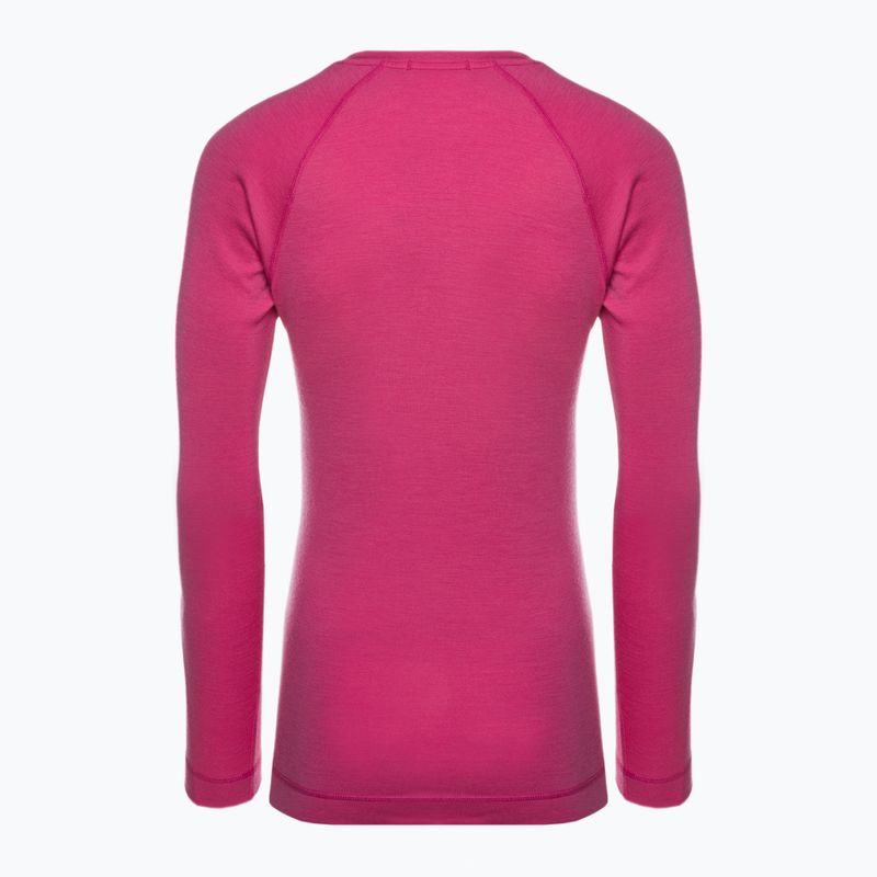 Dámske termo tričko Smartwool Merino 250 Baselayer Crew boxed power pink 4