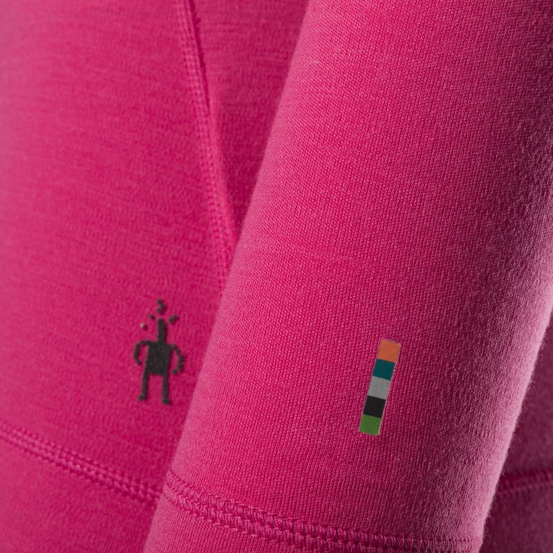 Dámska termoaktívna mikina Smartwool Merino 250 Baselayer Crew Boxed power pink 5