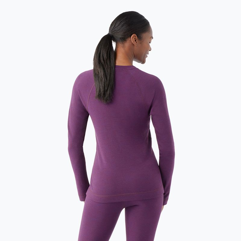 Dámska termoaktívna mikina Smartwool Merino 250 Baselayer Crew Boxed purple iris heather 2