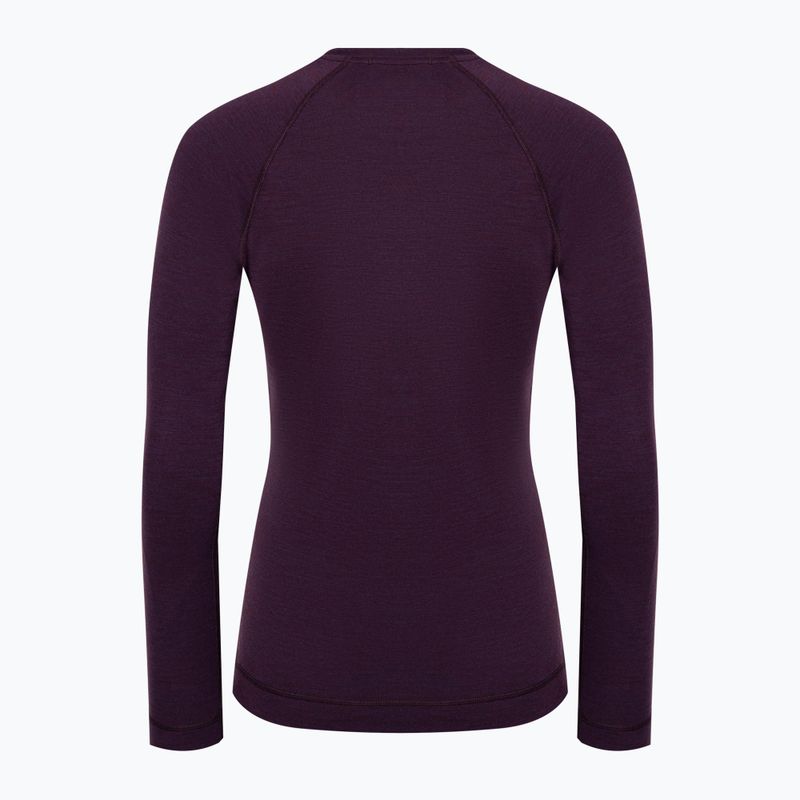 Dámska termoaktívna mikina Smartwool Merino 250 Baselayer Crew Boxed purple iris heather 4