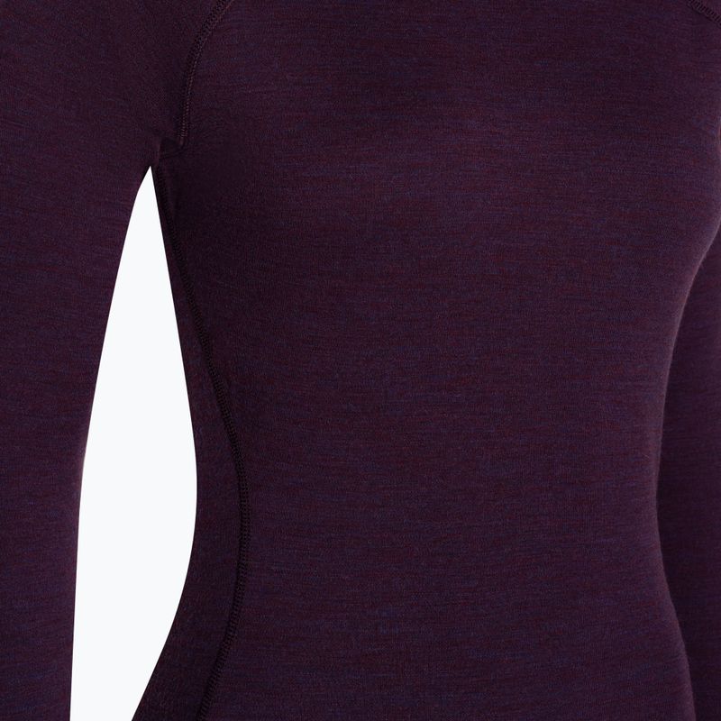 Dámska termoaktívna mikina Smartwool Merino 250 Baselayer Crew Boxed purple iris heather 5