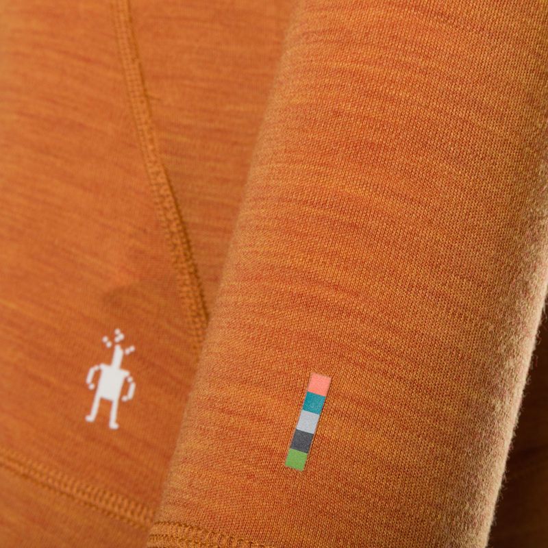 Dámska termoaktívna mikina Smartwool Merino 250 Baselayer Crew Boxed marmalade heather 5