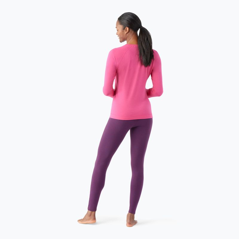Dámska termoaktívna mikina Smartwool Merino 250 Baselayer Crew Boxed power pink 2