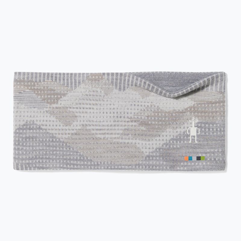 Obojstranná čelenka Smartwool Thermal Merino svetlo šedá Mountain Scape