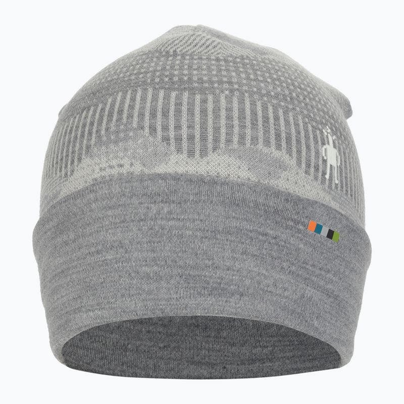 Smartwool Merino Reversible Cuffed svetlosivá čiapka Mountain Scape 2