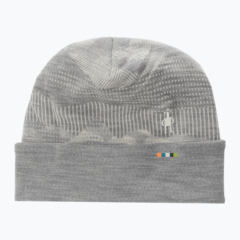 Smartwool Merino Reversible Cuffed svetlosivá čiapka Mountain Scape 5