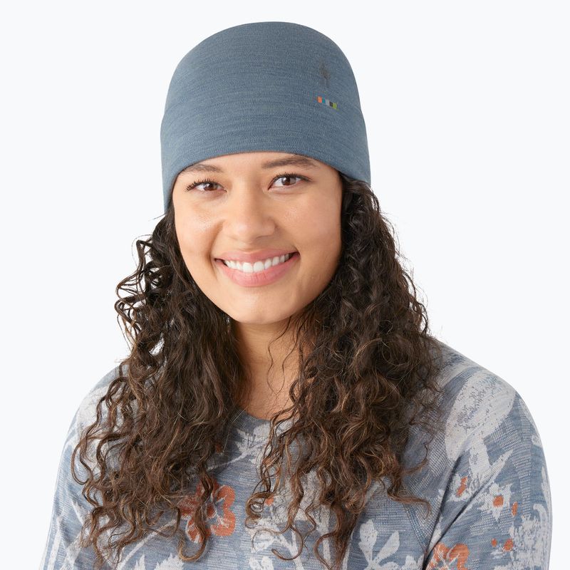 Čiapka Smartwool Merino Reversible Cuffed pewter blue heather 2