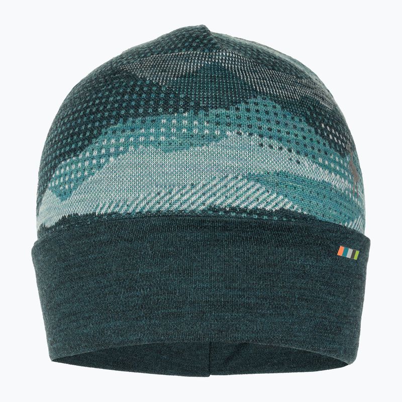 Smartwool Merino Obojstranná čiapka s manžetami twilight blue mtn scape 2