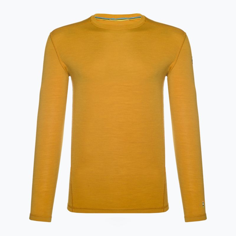 Pánska termoaktívna mikina Smartwool Merino 250 Baselayer Crew Boxed honey gold 3