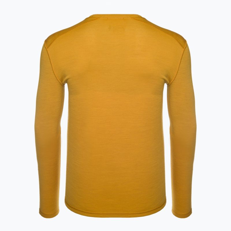 Pánska termoaktívna mikina Smartwool Merino 250 Baselayer Crew Boxed honey gold 4