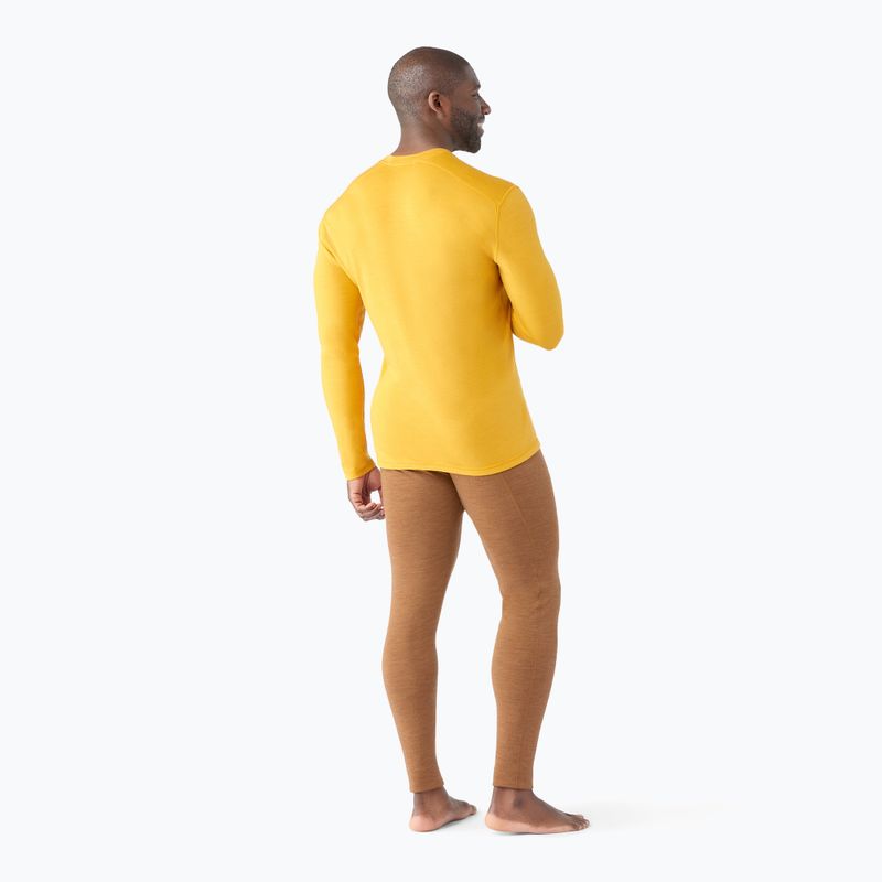 Pánska termoaktívna mikina Smartwool Merino 250 Baselayer Crew Boxed honey gold 2