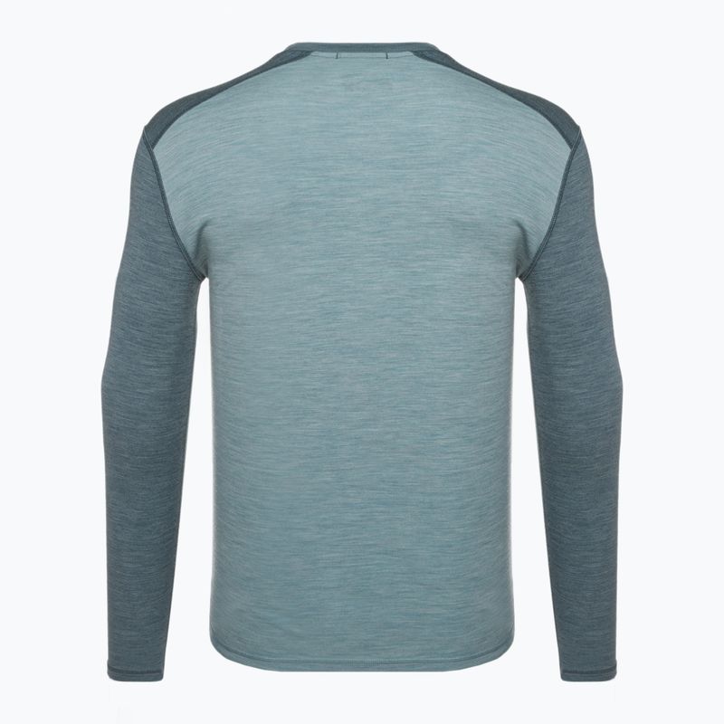 Pánske termo tričko Smartwool Merino 250 Baselayer Crew Boxed pewter blue-lead 4