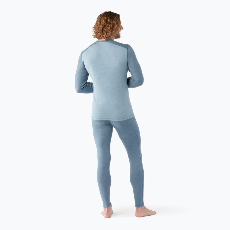Pánska termoaktívna mikina Smartwool Merino 250 Baselayer Crew Boxed pewter blue-lead 2