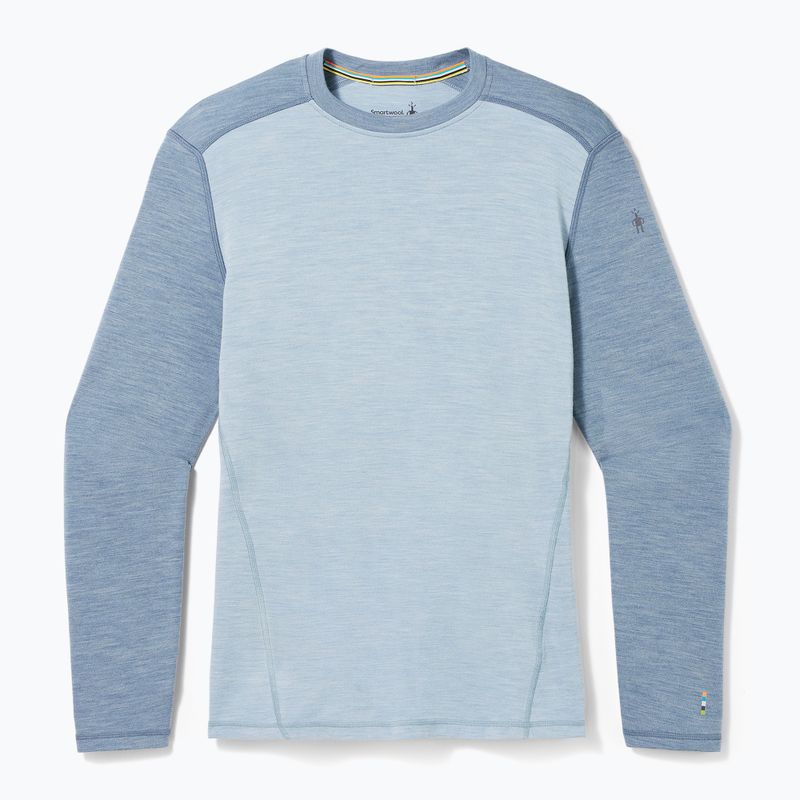 Pánska termoaktívna mikina Smartwool Merino 250 Baselayer Crew Boxed pewter blue-lead 6