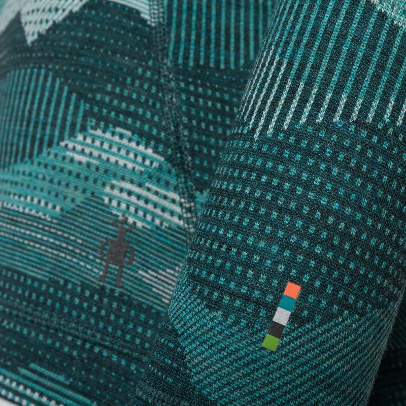 Dámska termoaktívna mikina Smartwool Merino 250 Baselayer Crew Boxed twilight blue mtn scape 5