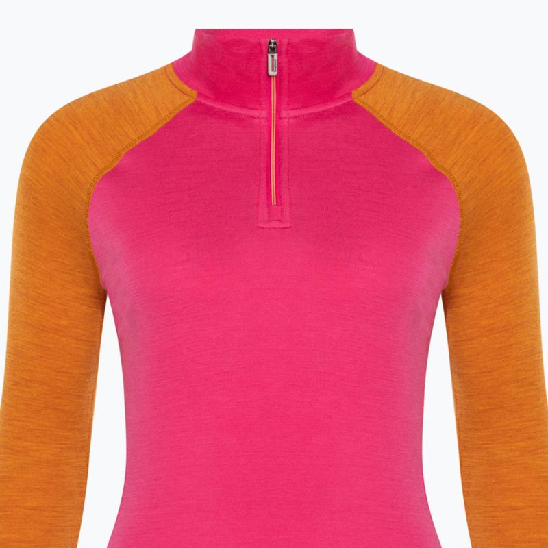 Dámske termoaktívne tričko  Smartwool Classic Thermal Merino Baselayer 1/4 Zip boxed power pink longsleeve 5