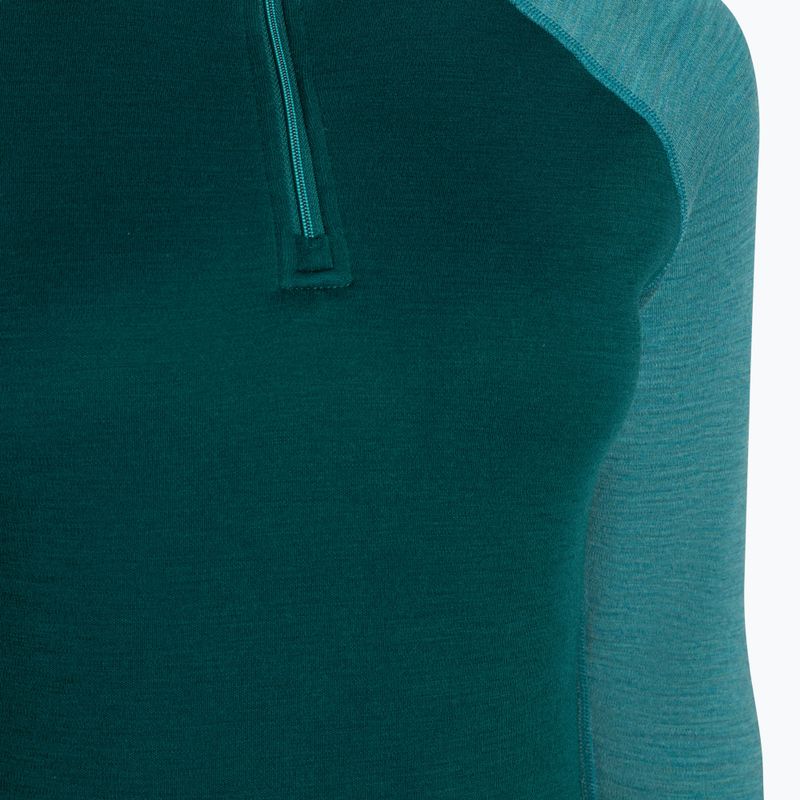 Dámska termoaktívna mikina Smartwool Classic Thermal Merino Baselayer 1/4 Zip Boxed emerald 5