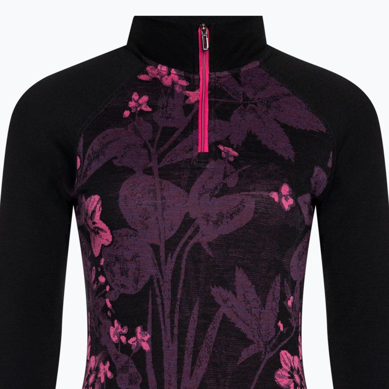 Dámska termoaktívna mikina Smartwool Classic Thermal Merino Baselayer 1/4 Zip Boxed purple iris 5