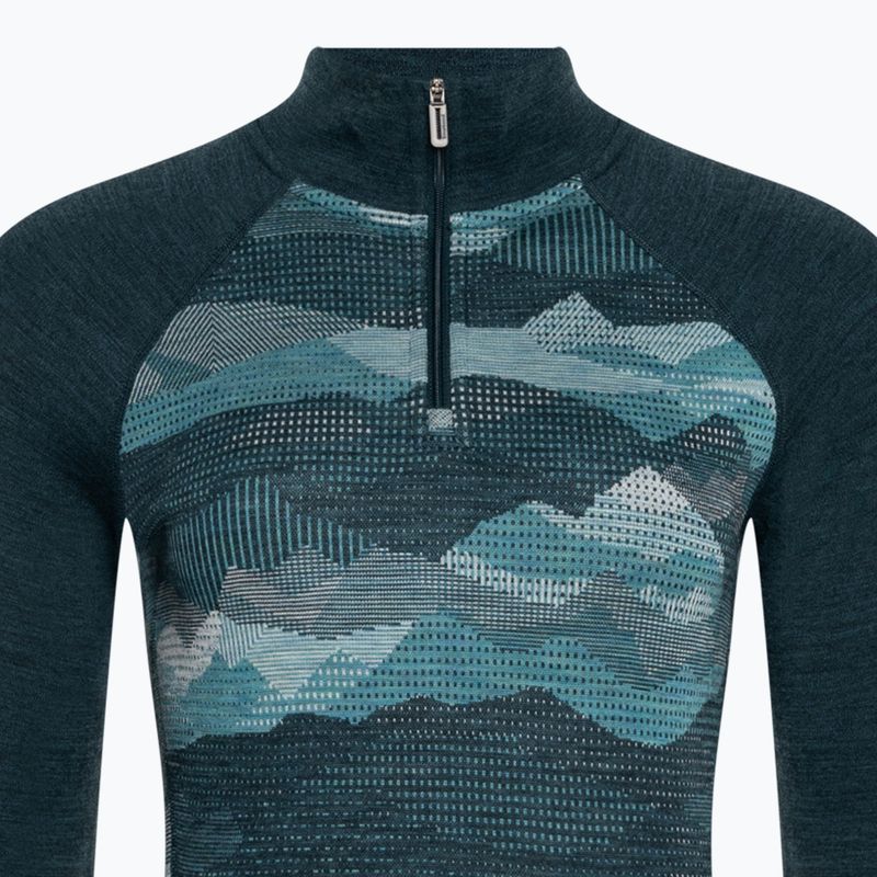 Dámska termoaktívna mikina Smartwool Classic Thermal Merino Baselayer 1/4 Zip Boxed twilight 5