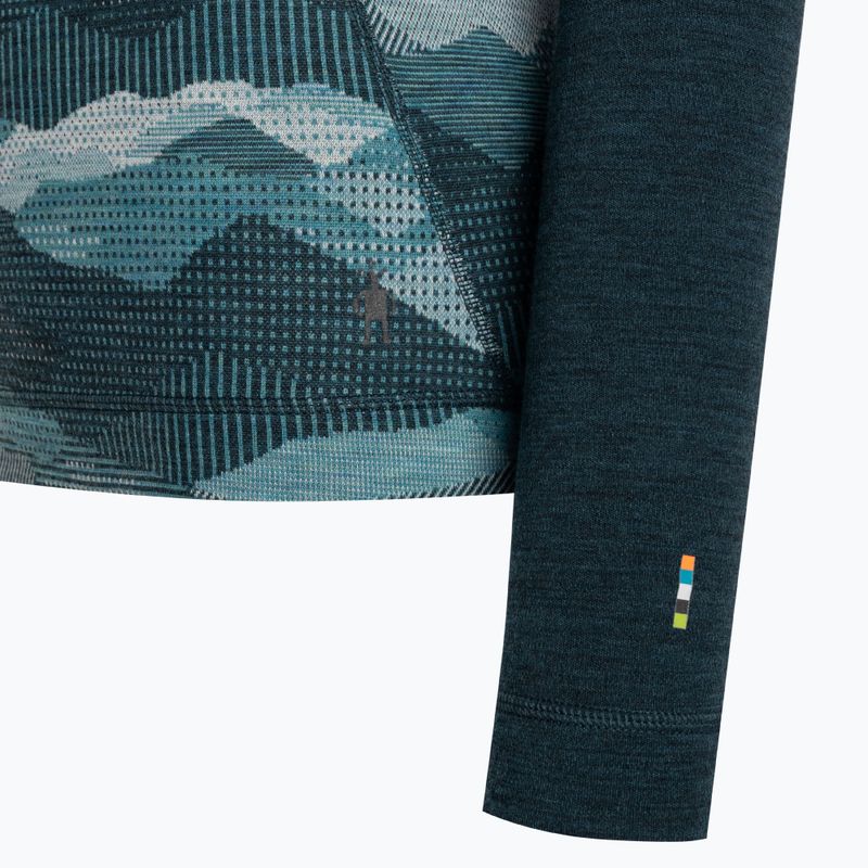 Dámska termoaktívna mikina Smartwool Classic Thermal Merino Baselayer 1/4 Zip Boxed twilight 6