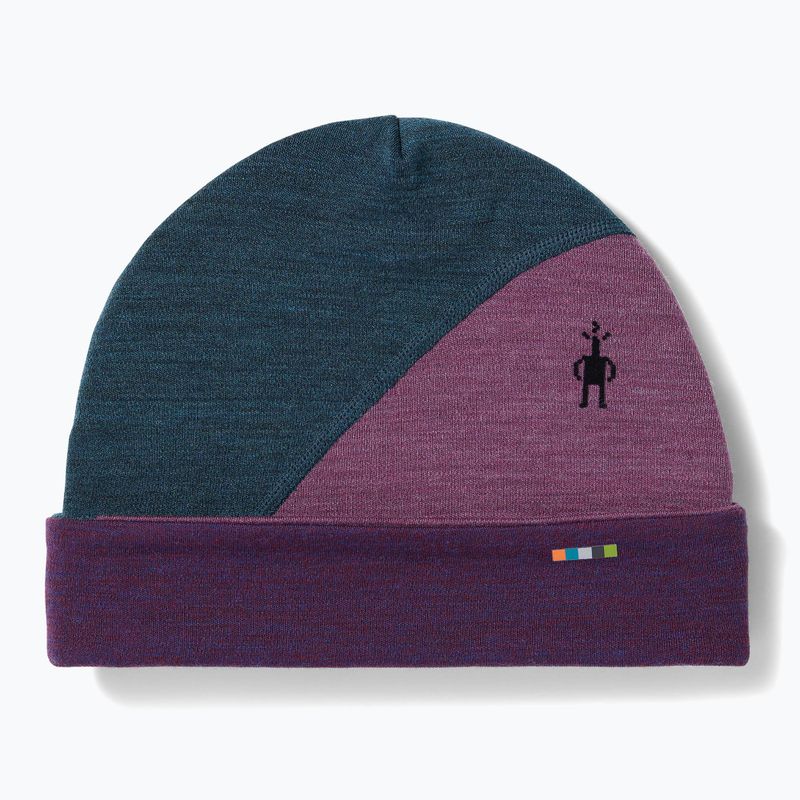 Zimná čiapka Smartwool Thermal Merino Colorblock twilight blue heather