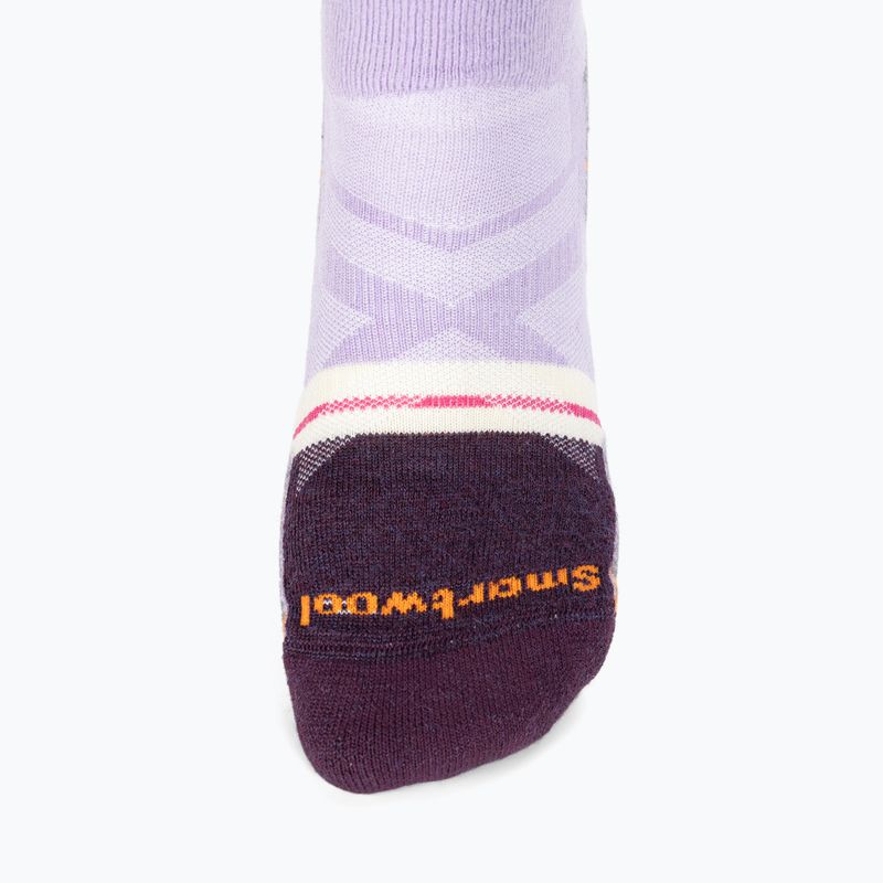 Dámske trekingové ponožky Smartwool Hike Full Cushion Saturnsphere Crew ultra violet 4
