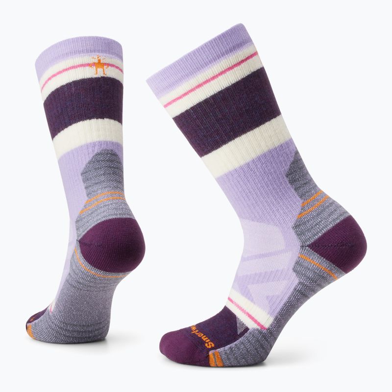 Dámske trekingové ponožky Smartwool Hike Full Cushion Saturnsphere Crew ultra violet 8